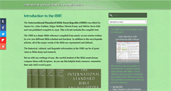 Desktop Screenshot of internationalstandardbible.com